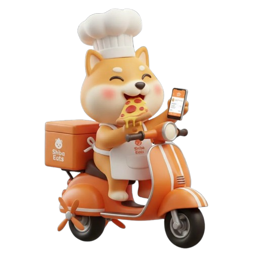 Shiba Eats Scooter